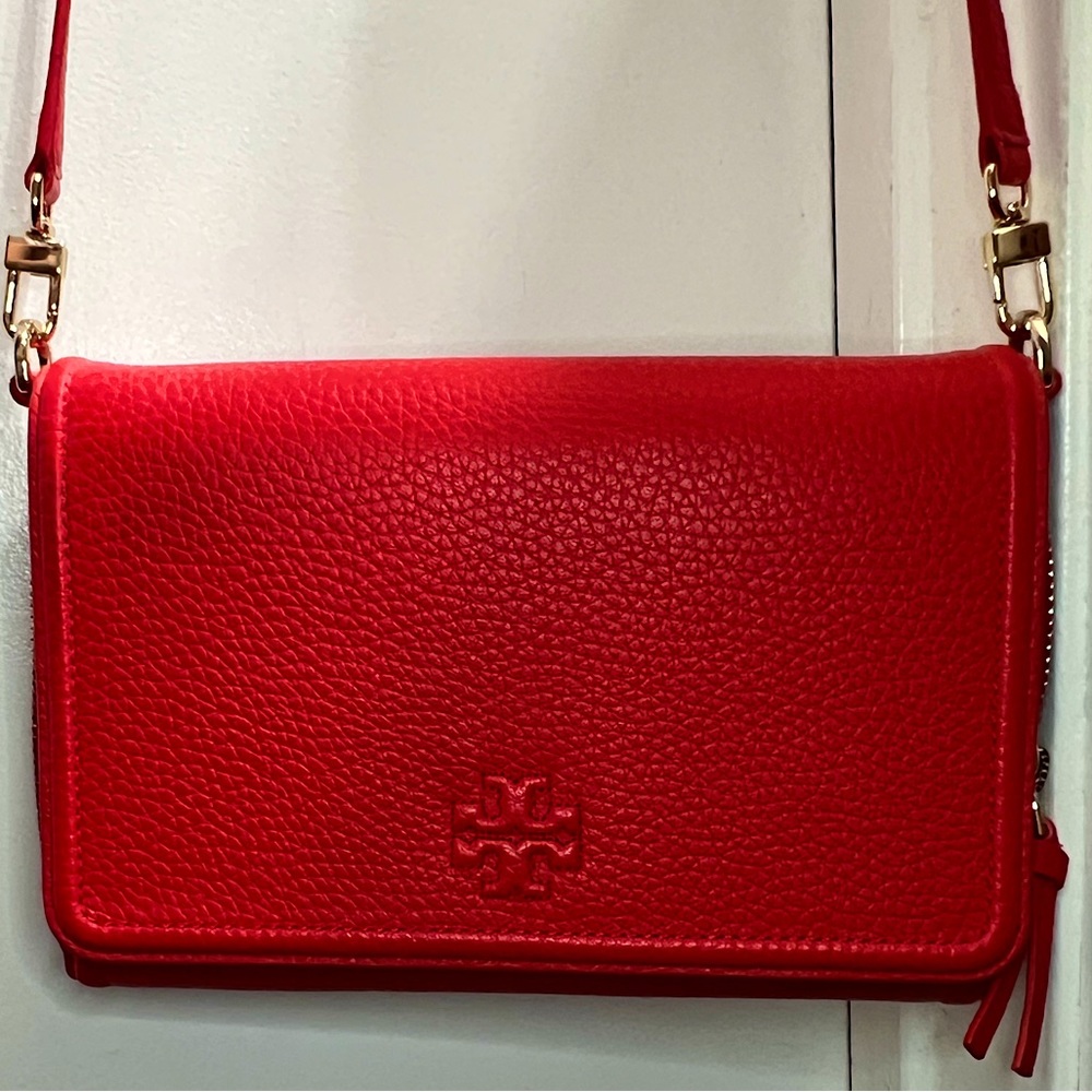 COPY - Red Tory Burch Wallet Crossbody